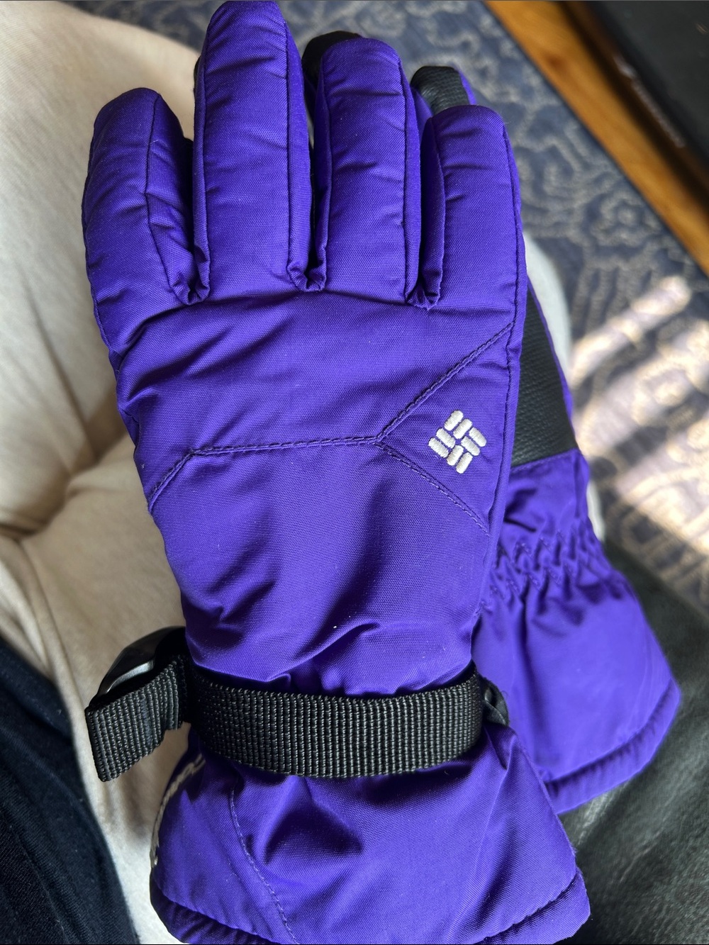 Columbia Kids Purple Insulated Winter Gloves YS